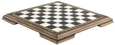 Chess Board 50cm - Black & Eco Mother Of Pearl